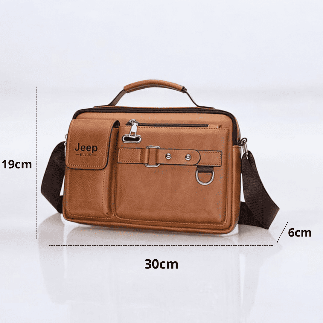 Bolsa de Ombro Masculina - Mensageiro em Couro